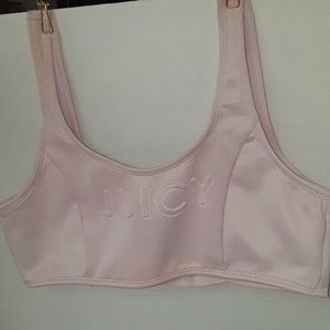Juicy Couture nude color size medium sports bra.